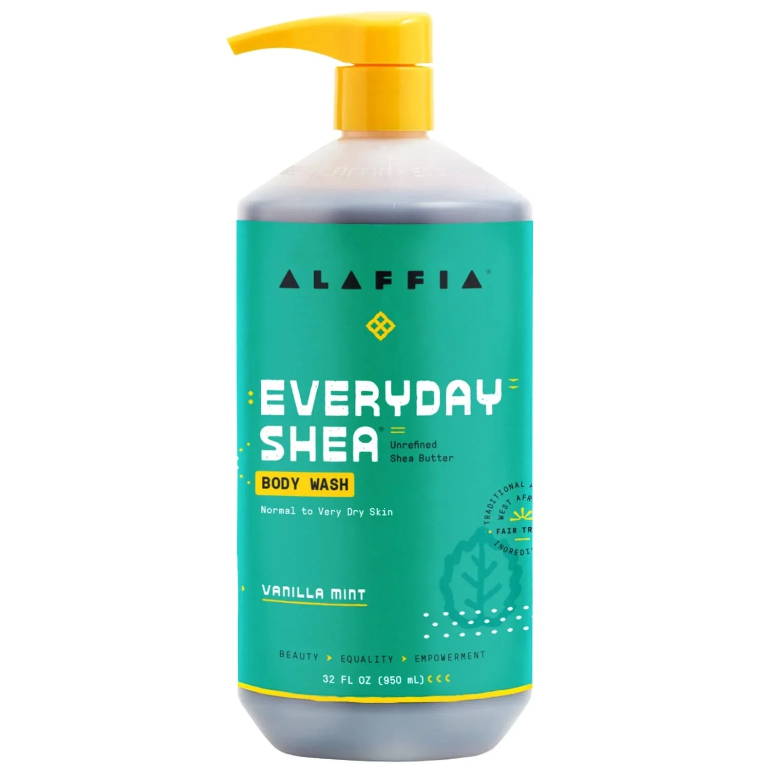 Moisturize Fl Stripping Trade Shea Vanilla Shea Neem, Cleanse Without And Coconut Alaffia Natural Oil, Everyday Body Oz. Butter, Oils Fair - Helps Mint, And 32 Wash Naturally With