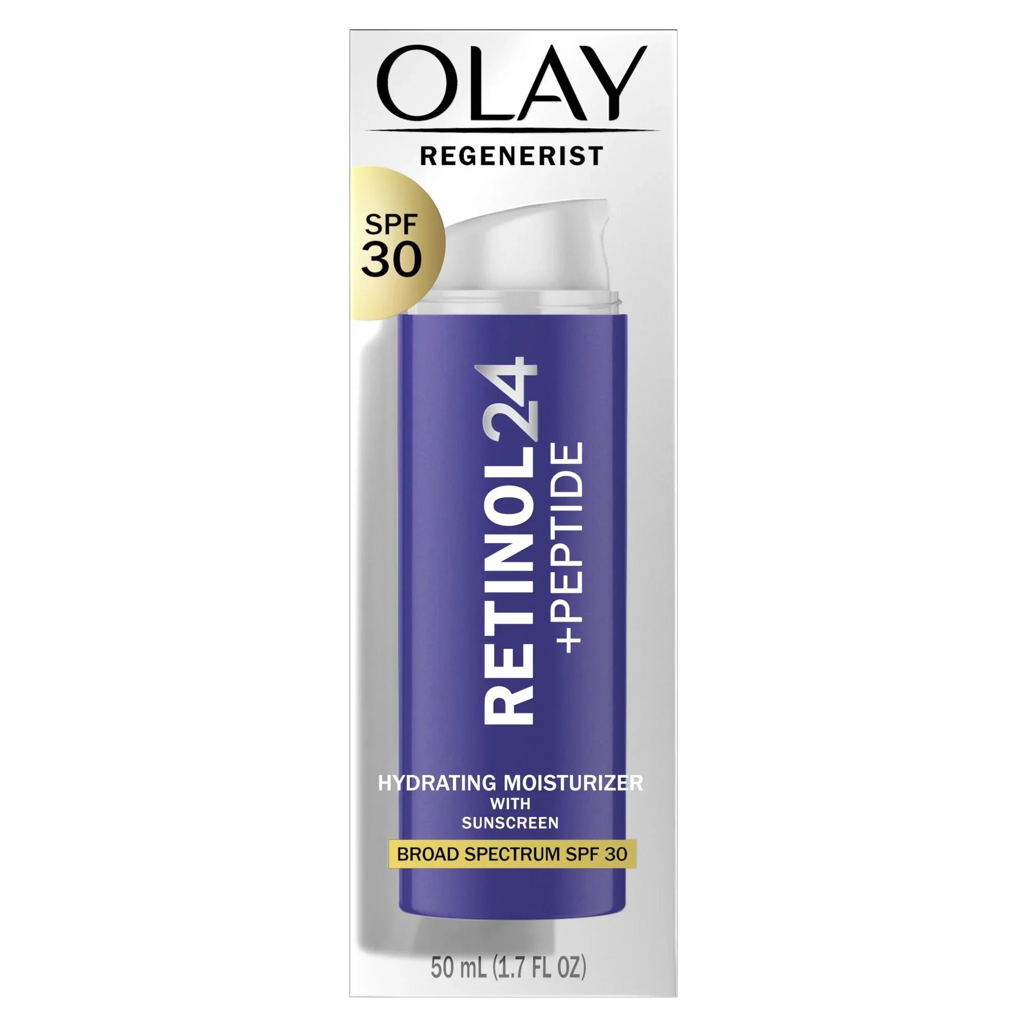 Moisturizer Regenerist 1.7 with Retinol *EN + Sunscreen SPF 24 Olay oz Peptide 30 Hydrating