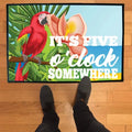 Somewhere Summer Doormat, Five Beach/Lake Doormat Outdoor O'clock It's