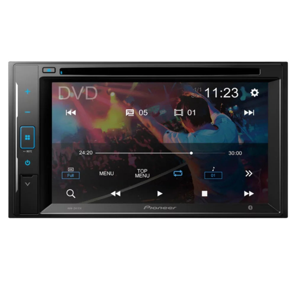 Car for KIT4803 Digital Media Bluetooth/Backup Kit/in-Dash 6.2" Pioneer with Bundle AM/FM Double Receiver Uplander Chevy Stereo 2005-2008 DVD/CD DIN W/ WVGA Camera/Installation Touchscreen