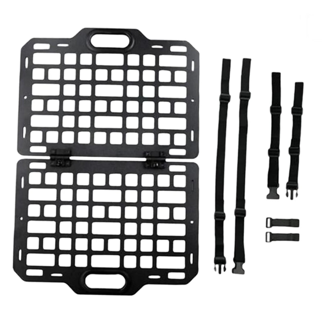 Back Seat Seat Organizer Plate AMLESO Auto Panel Hanging Automotive Auto Parts Molle Storage Truck Car Modular Panel for Seatback