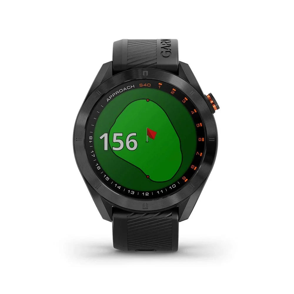Approach GPS Touchscreen with S40, Black Garmin Stylish Golf Smartwatch, Display, Lightweight