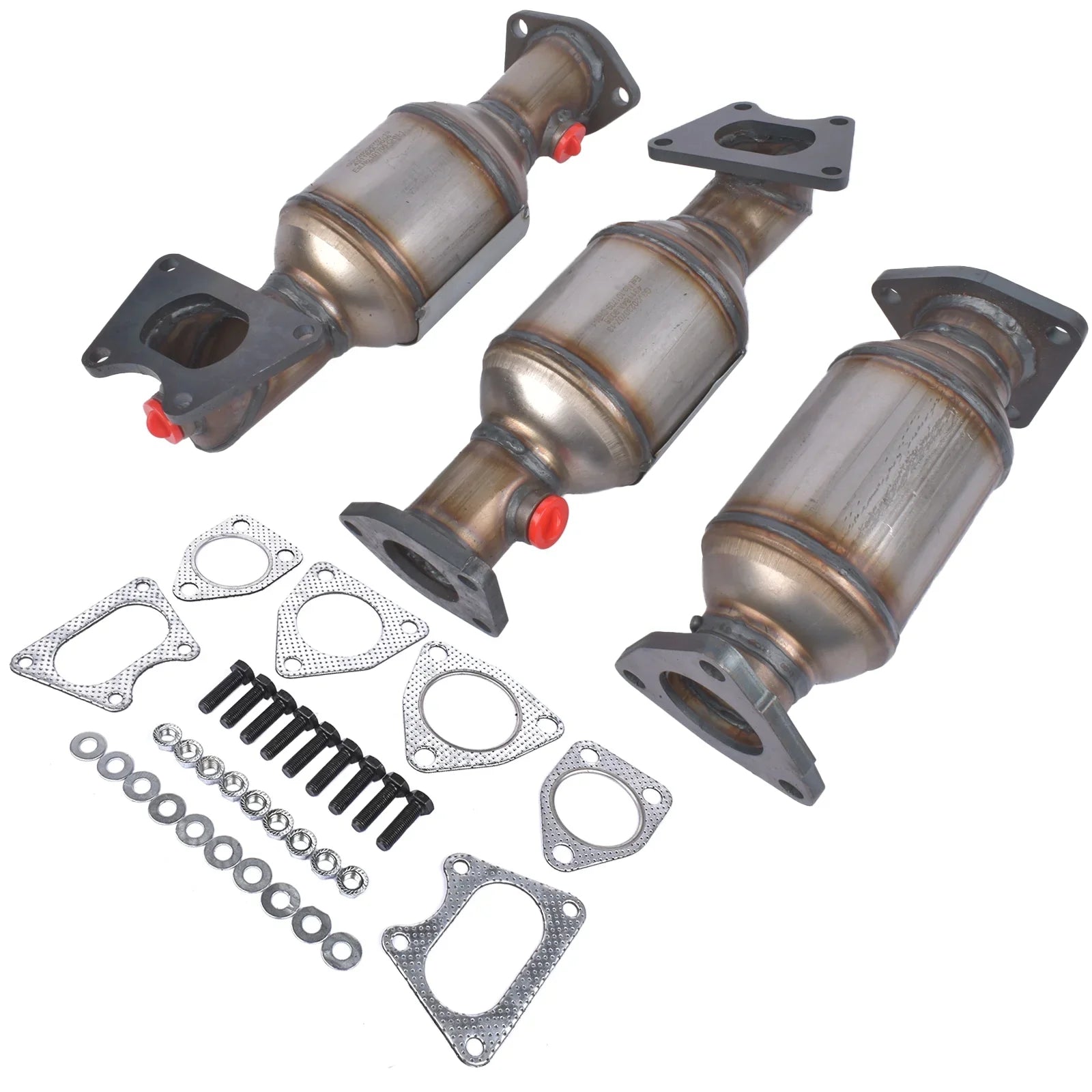 2005-2008 Set Replacement 3.5L Converters Pilot for GELUOXI Catalytic 45106-45107-45108 Honda
