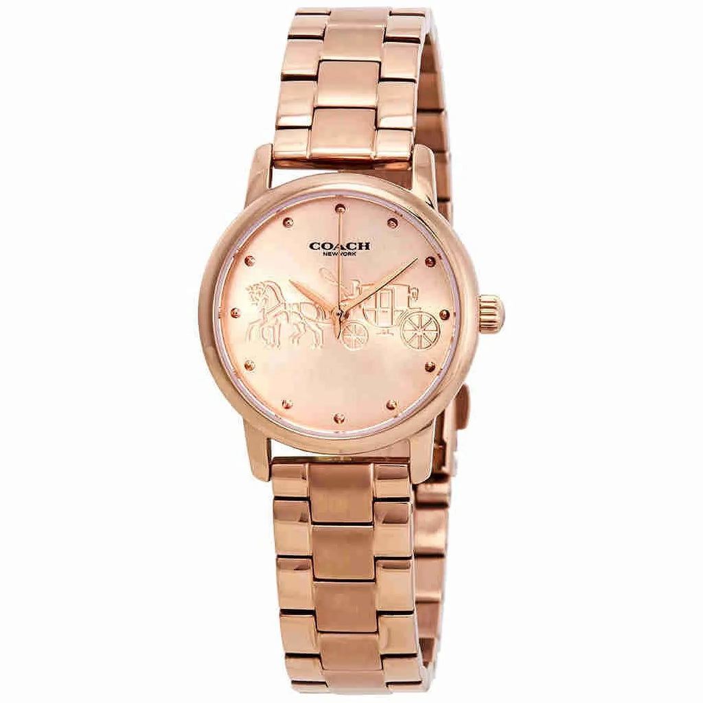 Watch Rose Gold-tone 14502977 Dial Ladies Coach Grand Rose
