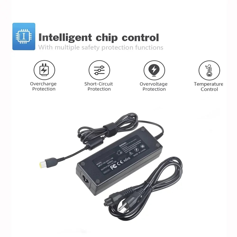 Supply Mains Adapter CJP-Geek Y40-70 Charger Power Lenovo 135W Y50-80 for Y50-70 AC PSU