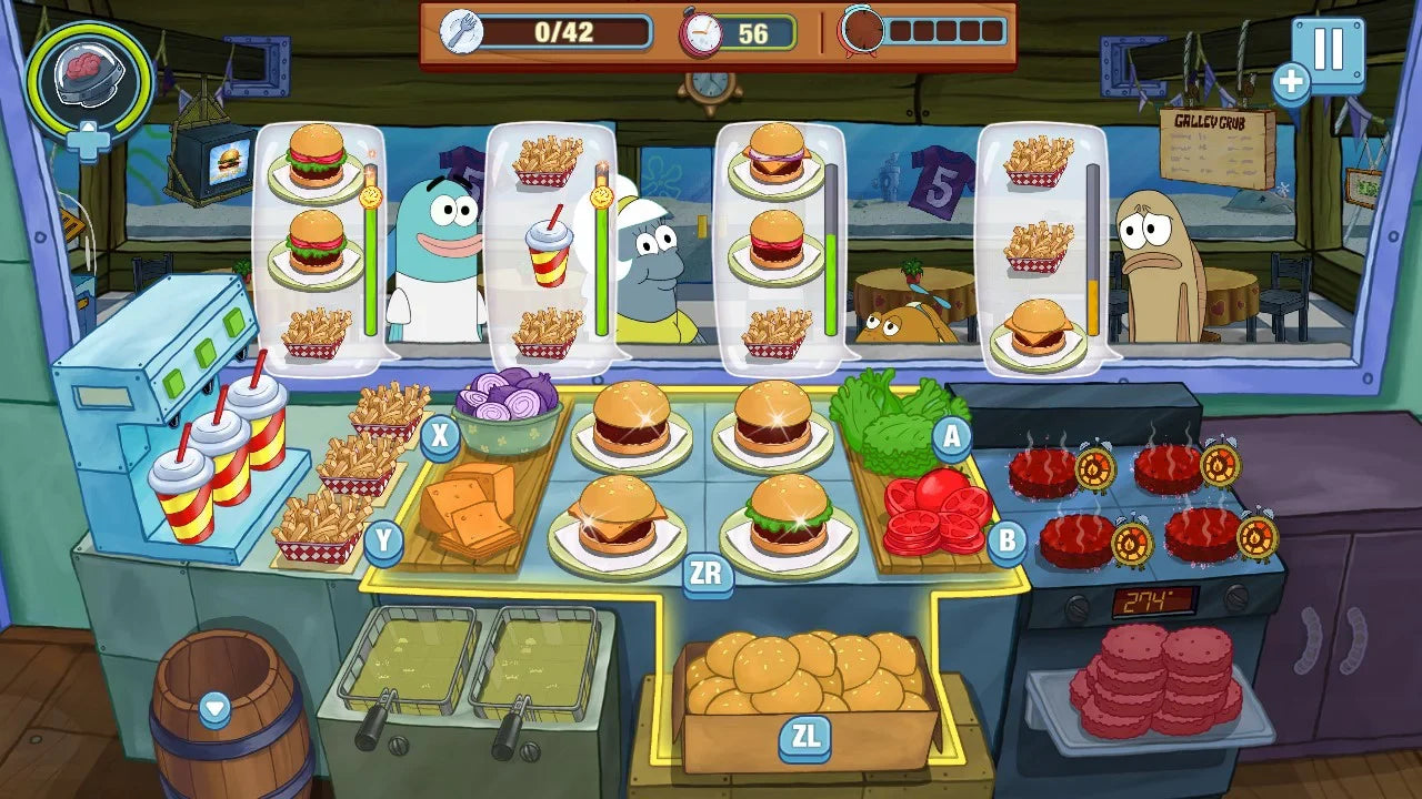 Krusty Nighthawk SpongeBob Krusty Cook-Off Edition, Switch, Interactive, Nintendo Extra 812303018978