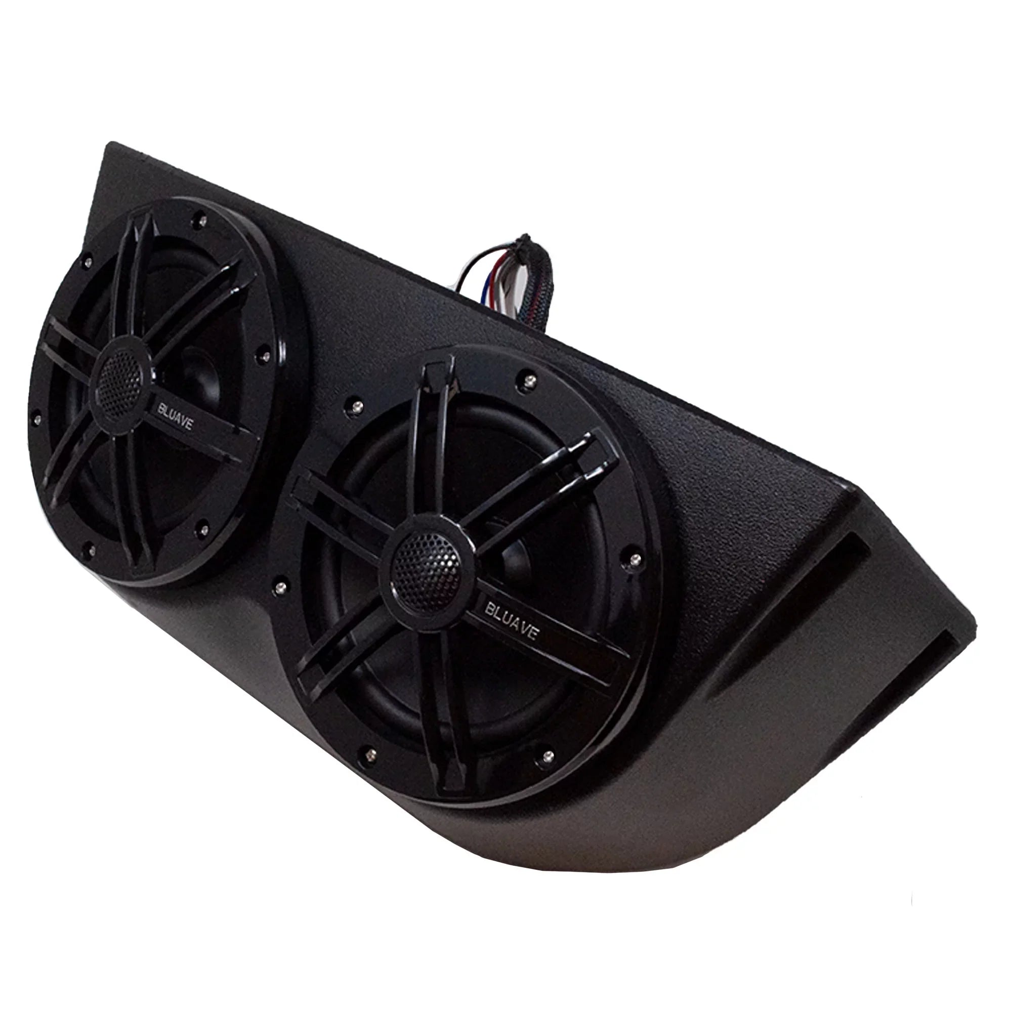 RGB XQAP BLUAVE Pod Marine 6.5" LED XQAP-B Speaker 4x Loaded - Coaxial Quad Black, With