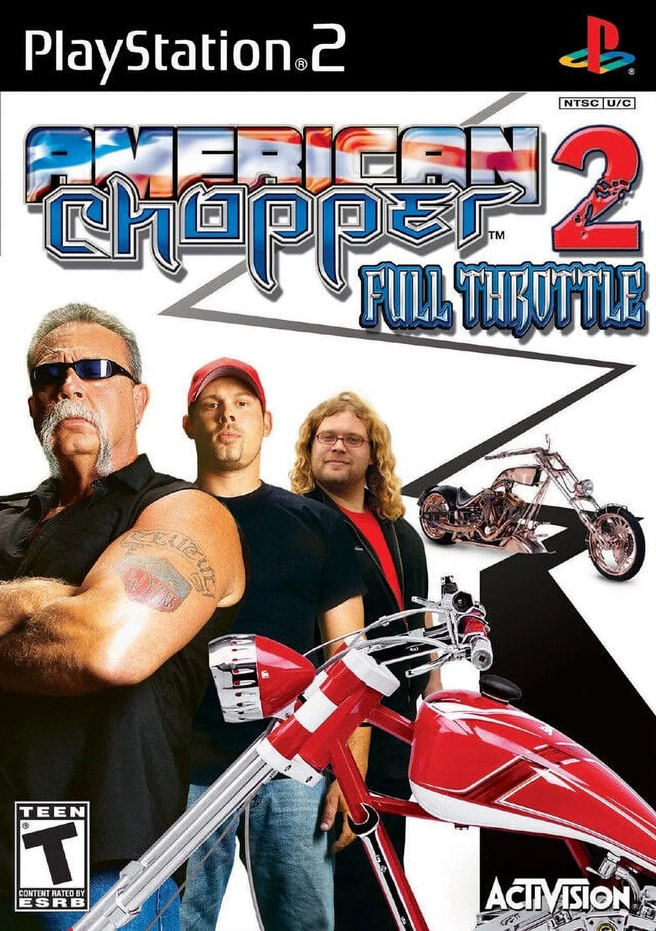 Sealed Full US Play (Brand PS2 Throttle Version) American Chopper 2: New Factory