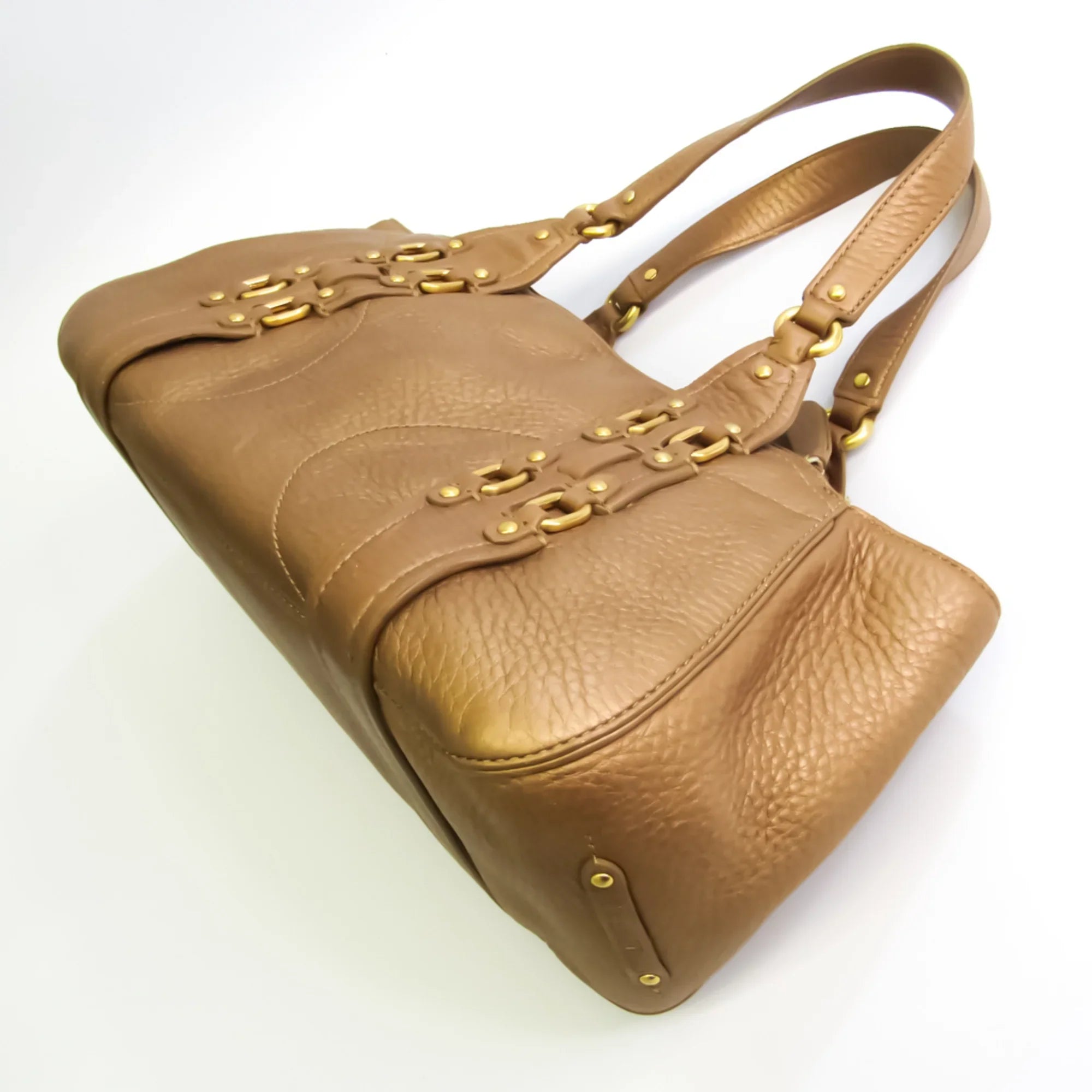 Gold (Good) Women's Leather Haan Handbag Cole Pre-Owned