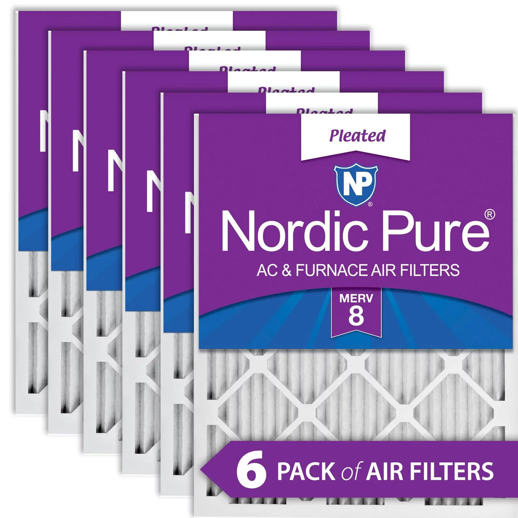 8 Pleated Filters (15_1/2x19_1/2) MERV 6 Air 16x20x1 Pack