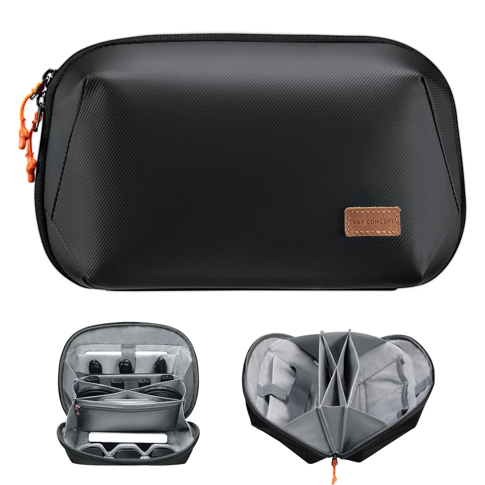 Waterproof for Shockproof K&F Phone Camera Compartments 4L Large with Storage Lens Photography Digital Bag Capacity CONCEPT KF13.130 Camera