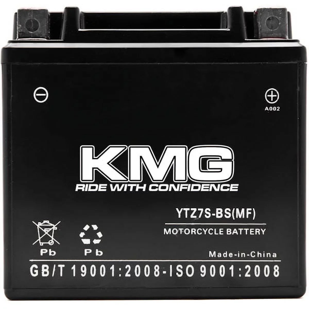 II, Battery 50 2002-2012 12V CHF50 SP Free Scooter Powersport Honda YTZ7S Maintenance Watercraft Replacement Sealed Battery with Motorcycle Metropolitan, Compatible KMG High Performance SMF