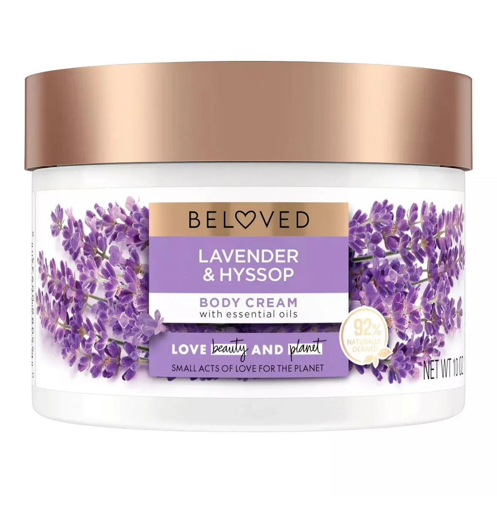 Cream (20 Lavender x Total oz Ounces) Lotion 2 Hyssop & Beloved Body Jar - 10
