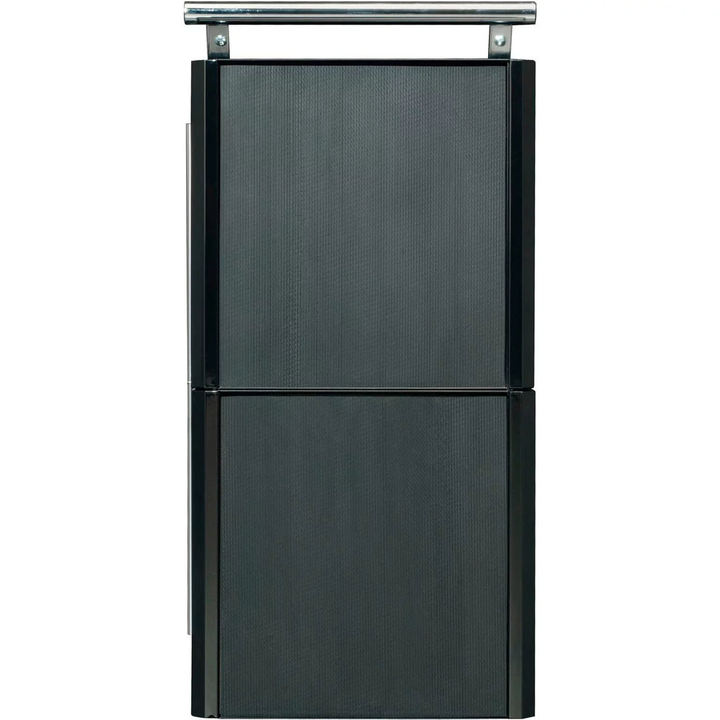 2-Drawer Cart Global Tool W/ Top, Black Sliding 27" Industrial