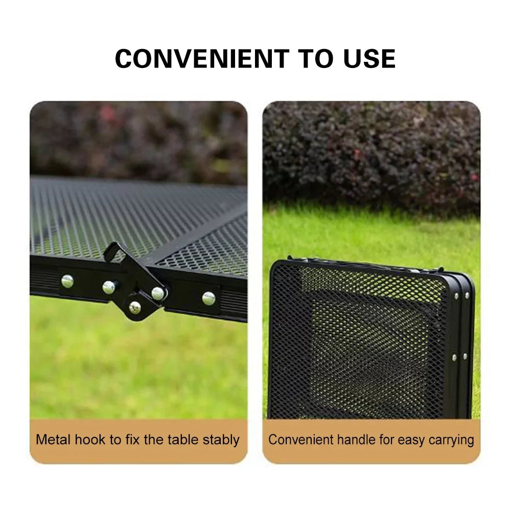 Picnic Cooking Food Station Folding Camping Table Compact for Lixada Prep
