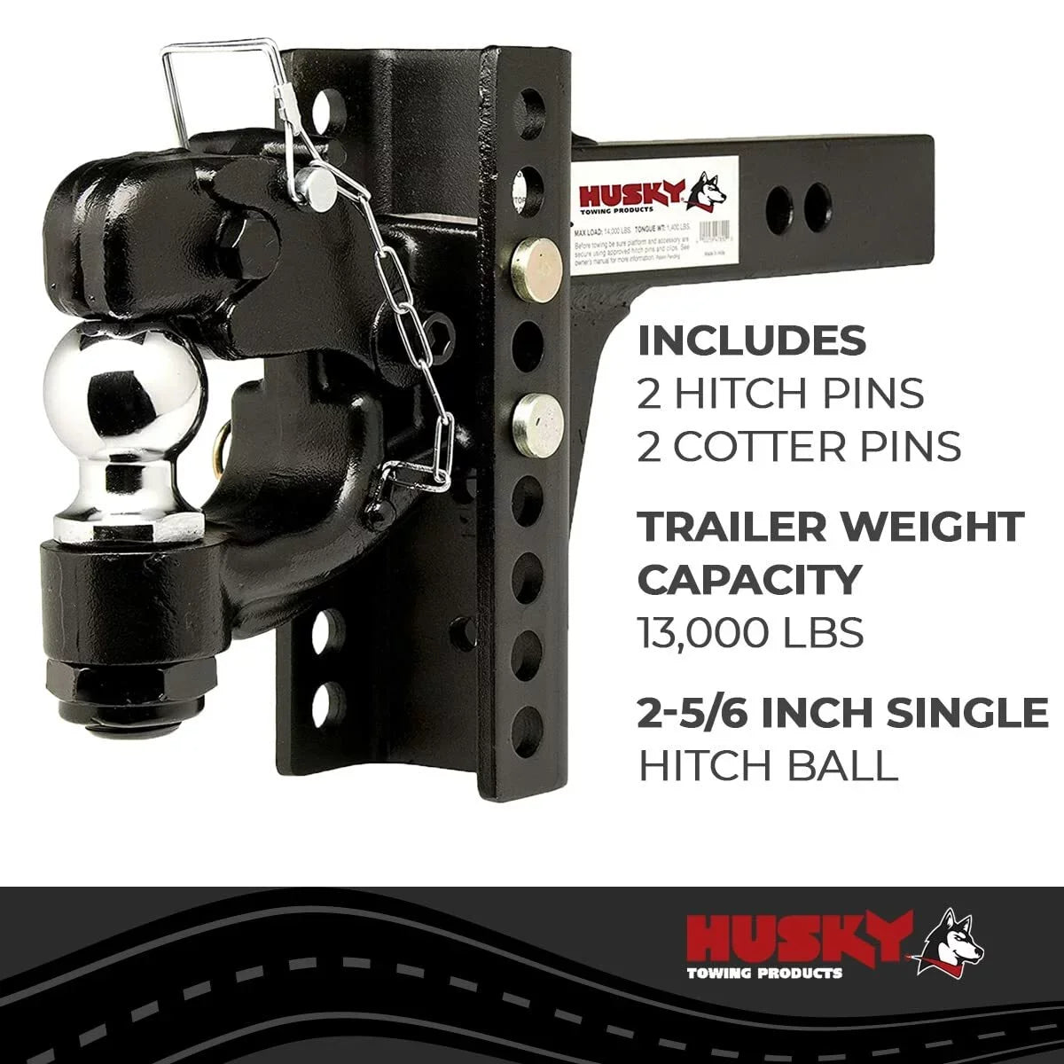 HITCH One-Mount 33110 ACCESSORIES RECEIVER Towing Husky Hook Pintle
