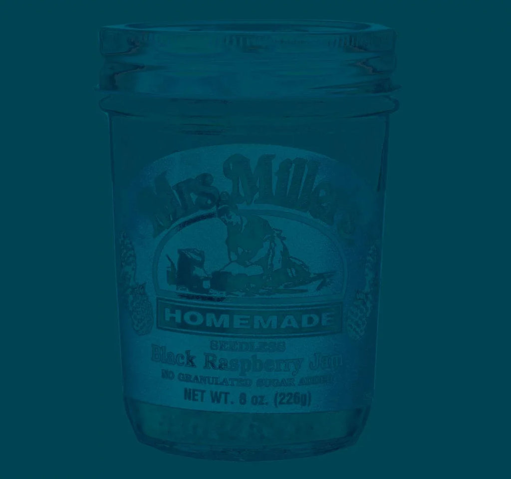 Sugar oz. Mrs. Black Jars Seedless Miller's No Jam, 3-Pack Homemade 8 Raspberry