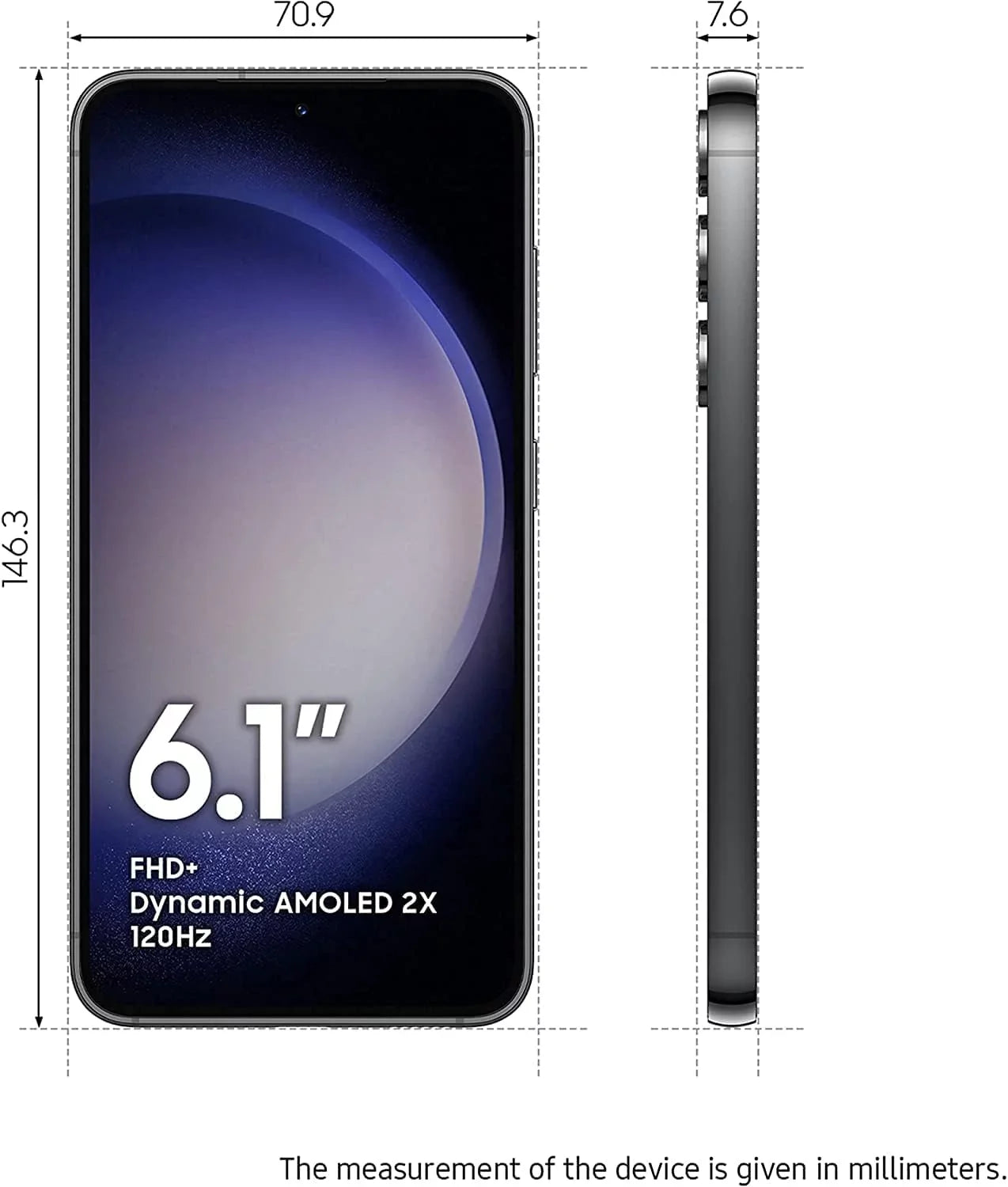 S23 (Refurbished) 128GB Galaxy Unlocked) S911U (Fully Phantom Samsung 5G Black Restored