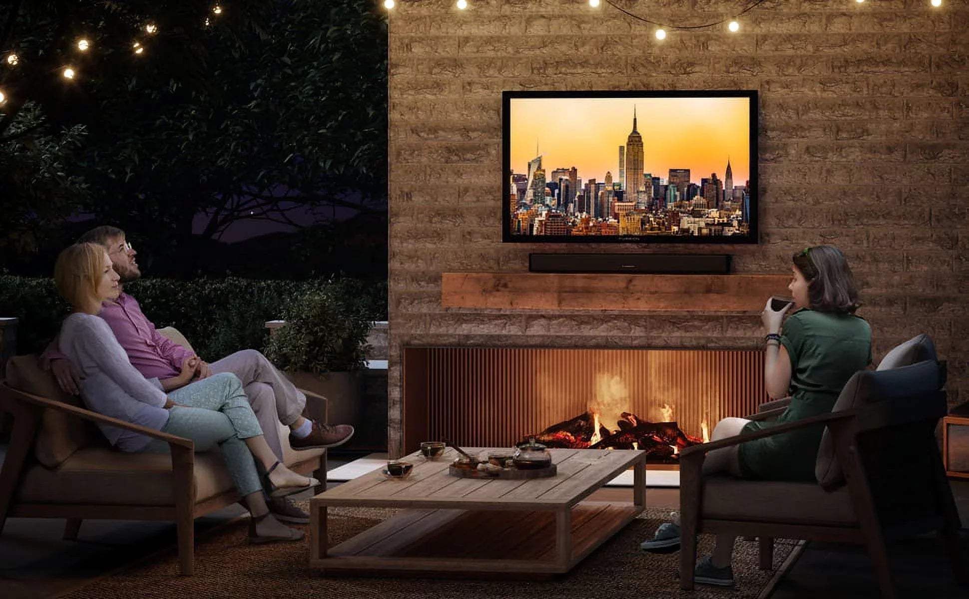 Epic 2 Coverage Series Furrion Outdoor Sun by TV Additional 4K Weatherproof Year Partial 65" Protect with an (2021) UHD FDUP65CBS