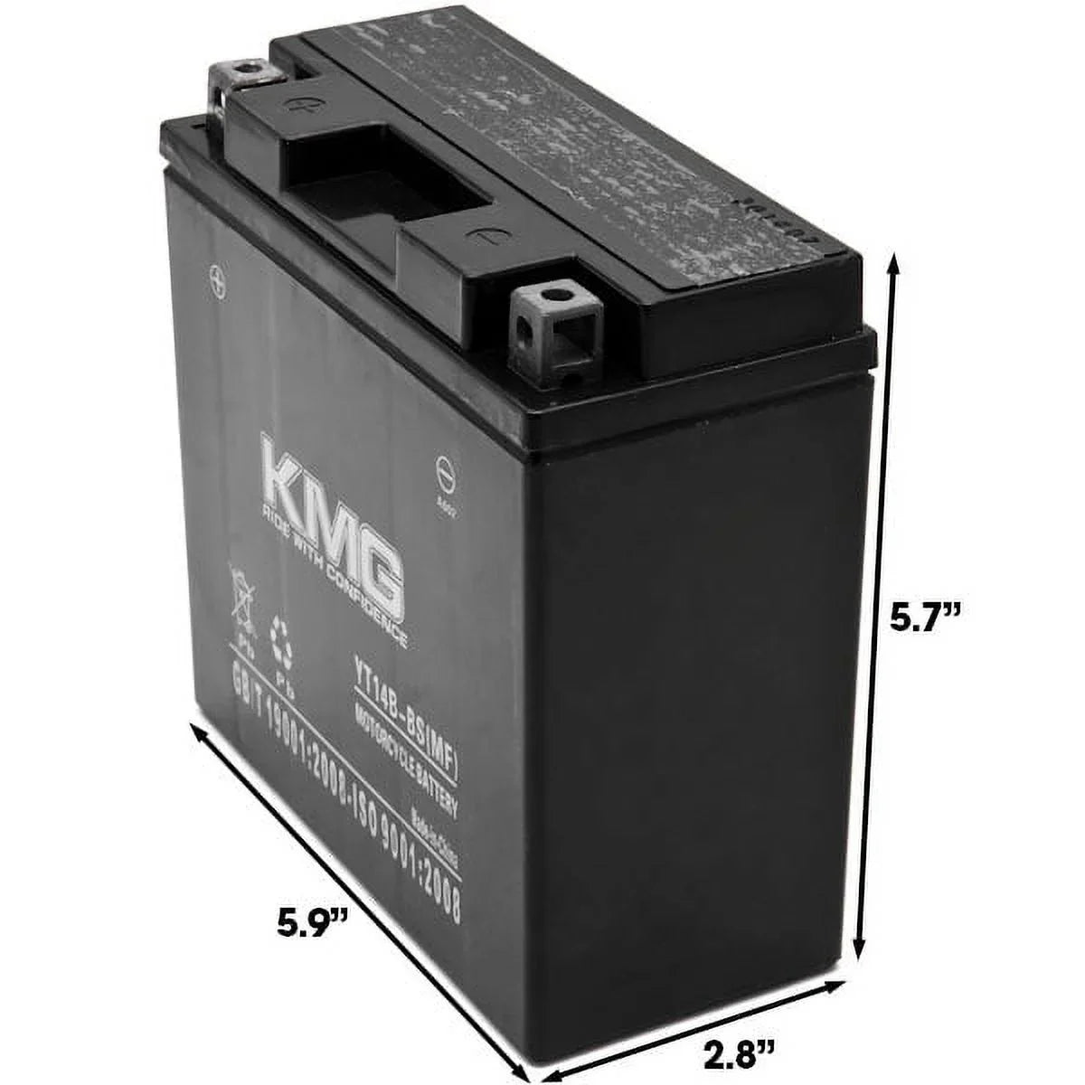 XV17P Performance 2002-2008 with Maintenance Replacement Battery SMF YT14B-BS Warrior Yamaha 1700 Free Road Watercraft Powersport ATV Sealed OEM High Star Snowmobile 12V Battery Compatible Motorcycle