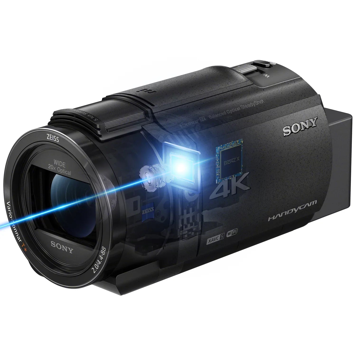 4K Exmor CMOS Digital AX43A Video with Handycam R Sensor Camcorder Sony