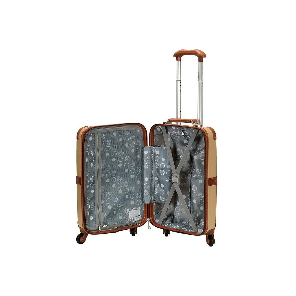 Trunk, Stage Rolling Coach Rockland F2291 Hardside Luggage