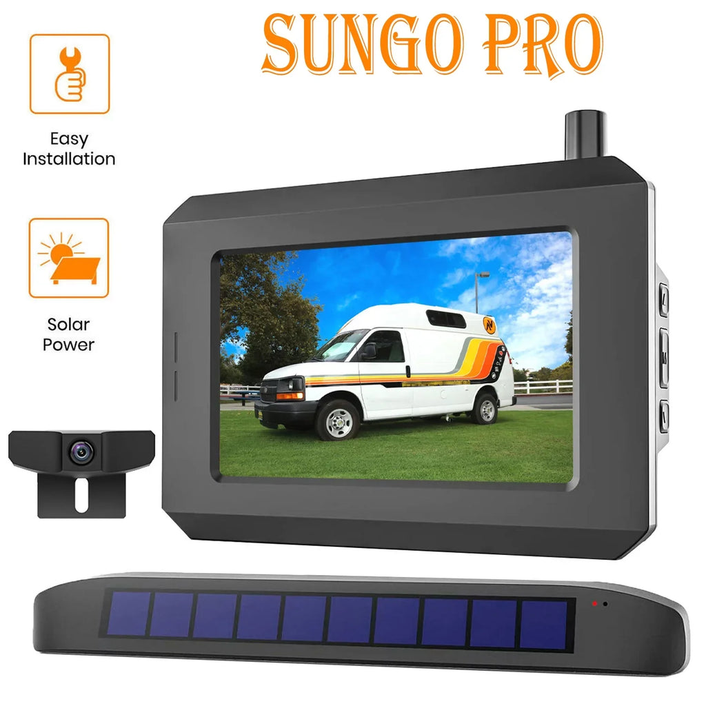 Hitch Backup Digital Back Trailer,Pickup,Van Observation Camera Camera for View Camera Trucks, Up fit System for Reverse Wireless Trailer Wireless Solar Highway Rear