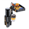 for Car Multifunctional Storage Holder Rack, 4IN1 Phones, and Tray Cup Versatile Dual Tray Holder Cup Snack Drinks moobody Expander
