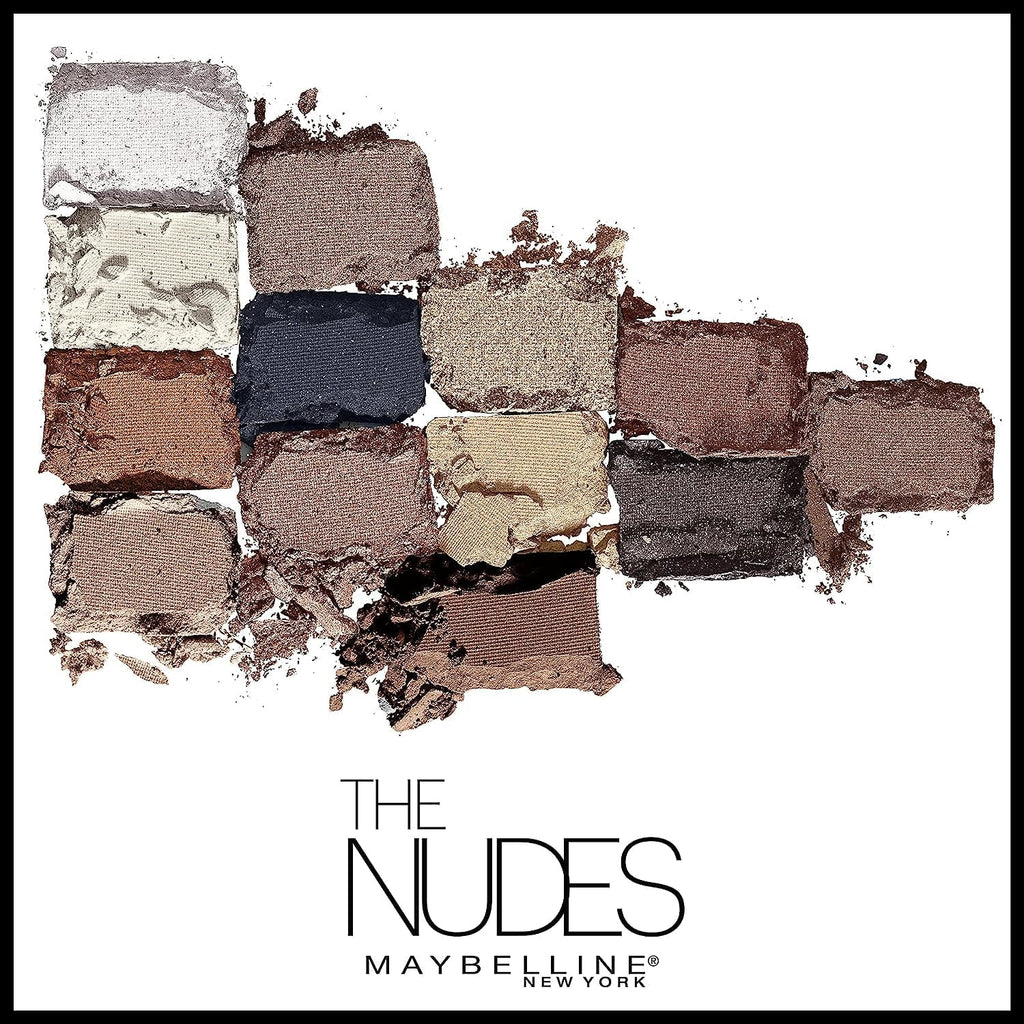 Shades, The Eyeshadow Pigmented Blendable and Powder, Count Palette Maybelline Makeup, 1 12 Nudes Shimmer Matte