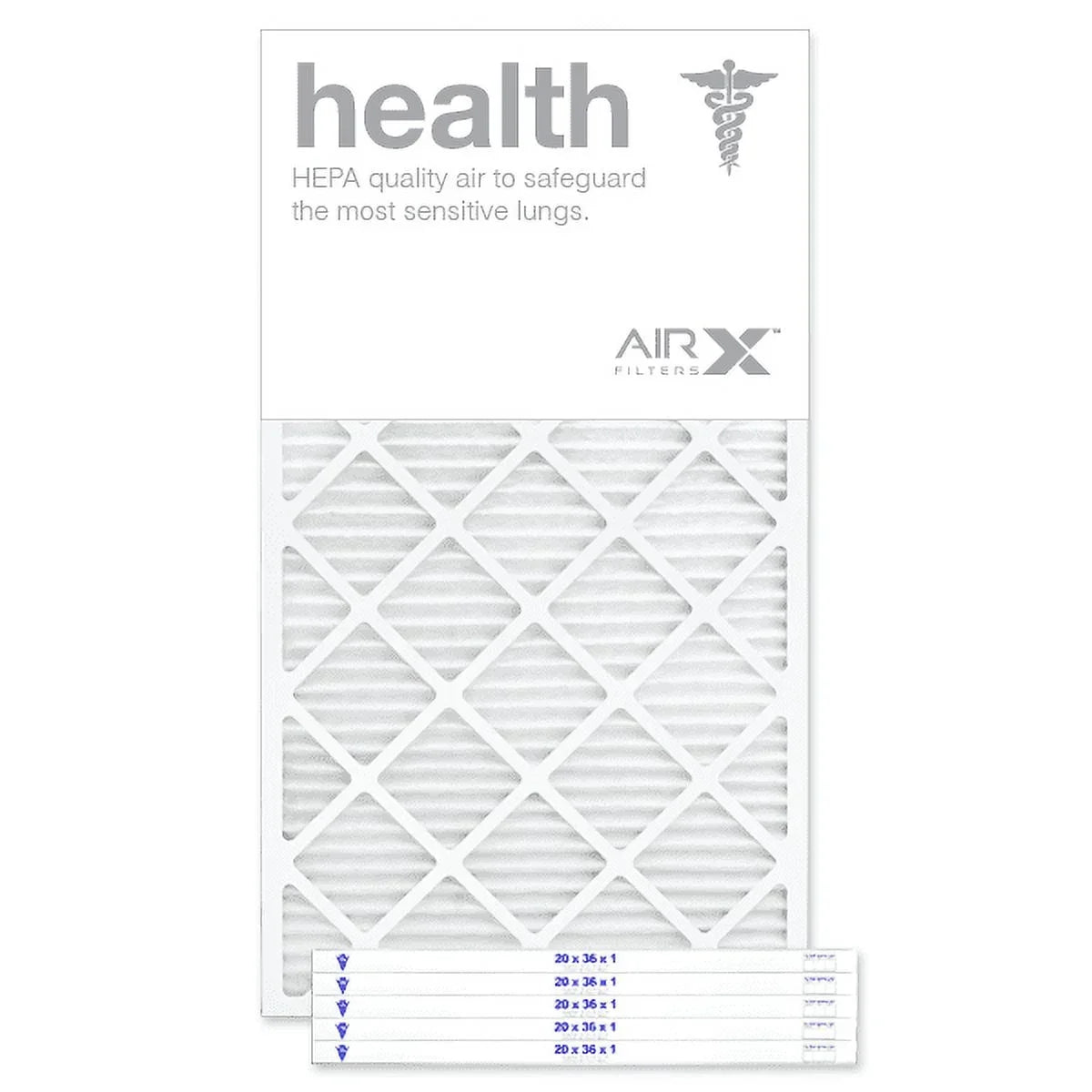 13 AIRx Air Replacement Filters 20x36x1 MERV Filter Filter, Furnace Health Pleated AC 6-Pack