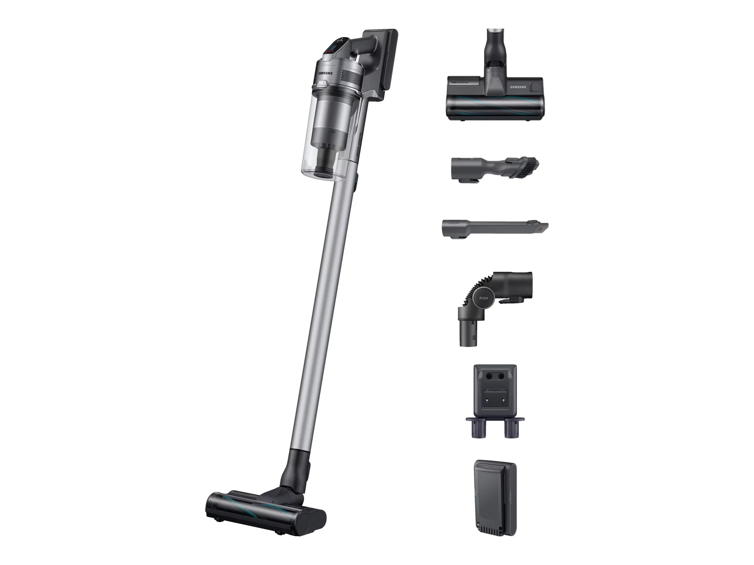 '- teal silver cordless Vacuum (2-in-1) stick/handheld Samsung - - - - cleaner Jet VS20T7511T5 75 bagless