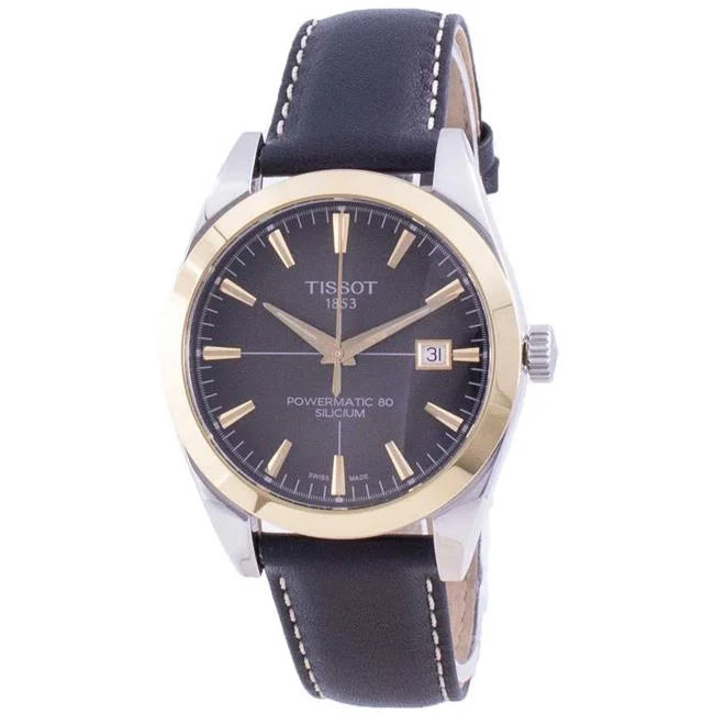 Gentleman 80 Automatic Silicium Watch, Men Black Powermatic