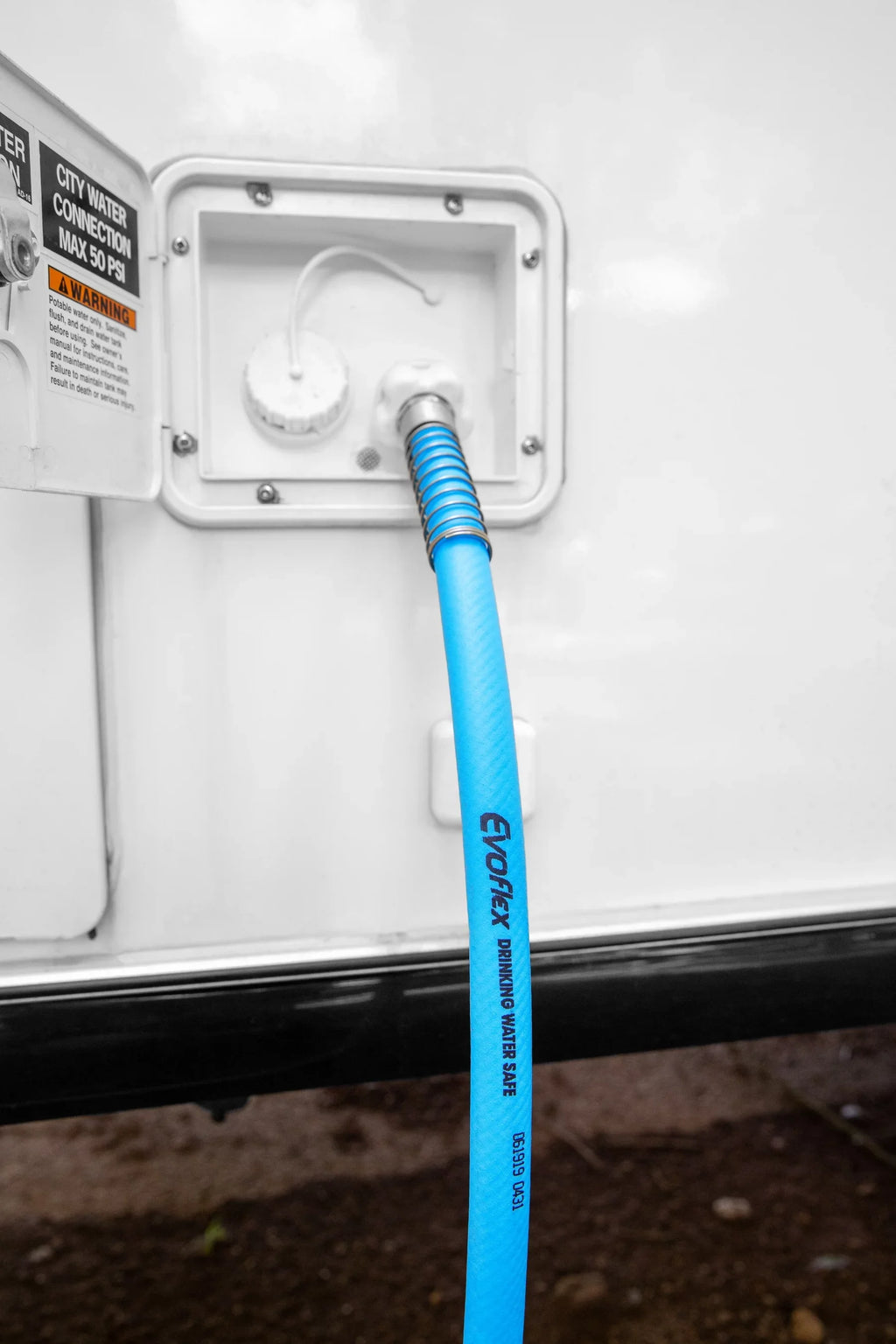 EvoFlex Water Camper/RV Phthalate-Free, | (22793) Hose Lead-Free, 50-Foot or BPA-Free, Drinking Blue Camco