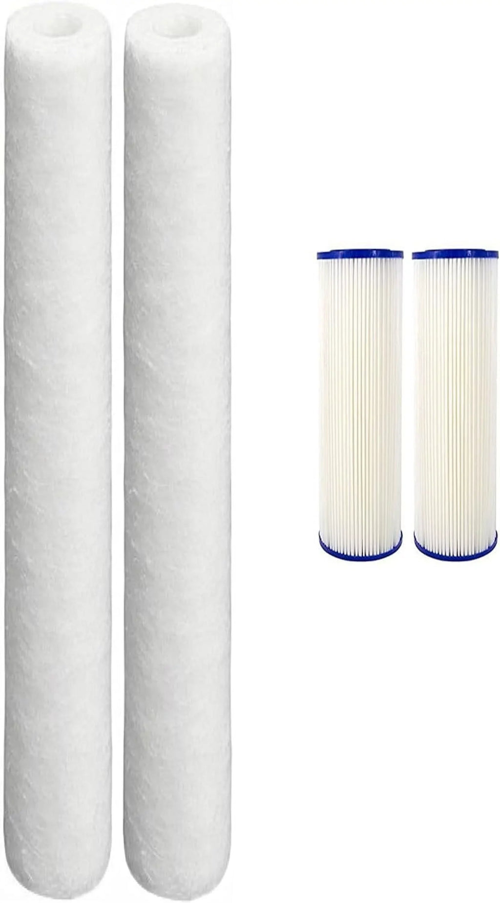 Filters Micron Water And (4) Filters House EQ-304-20 Compatible With Post And Filters Pre EQ-PFC.35 Sub Whole