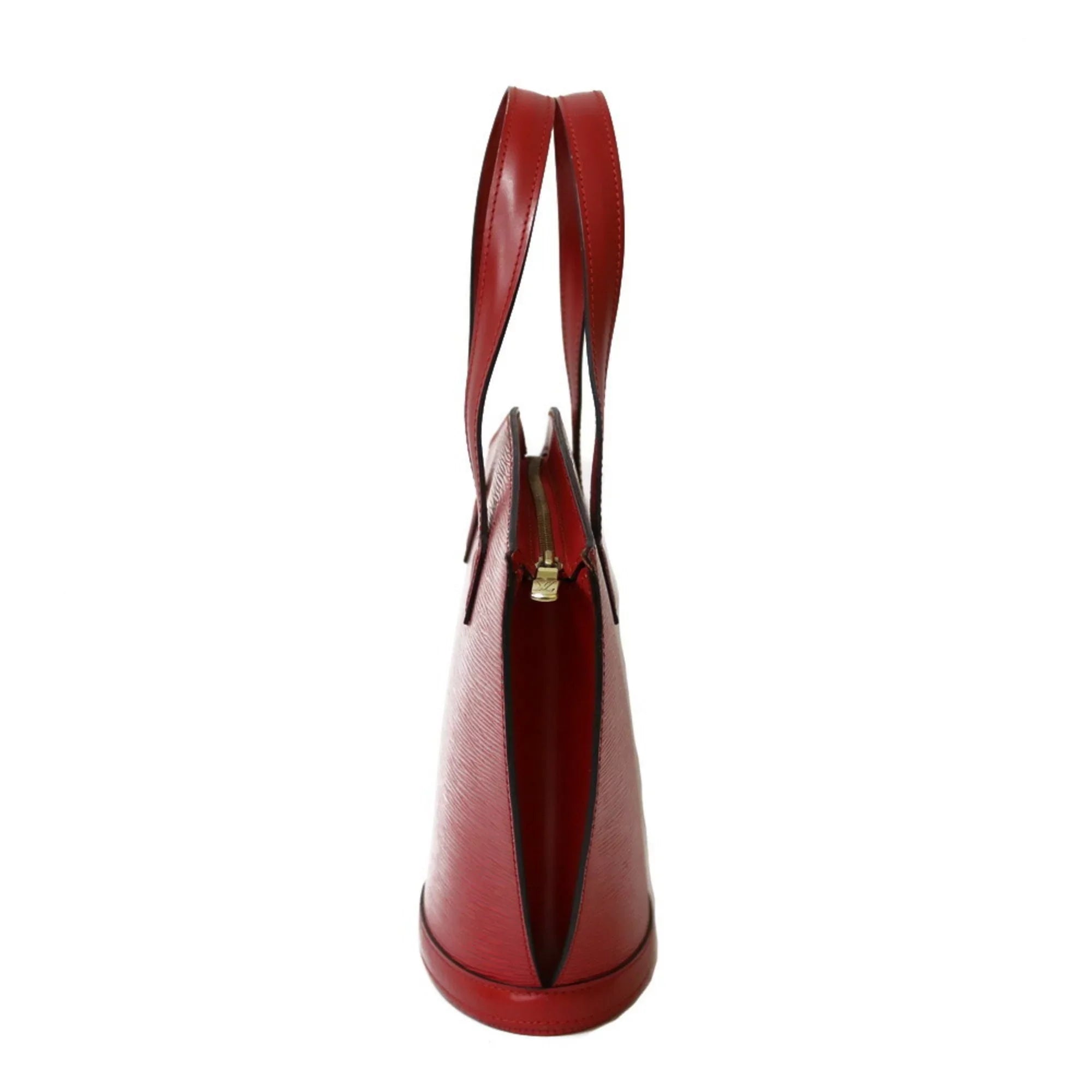 LOUIS Jack Ladies M52277 Handbag Red VUITTON Sun Pre-Owned Vuitton Castilean Leather Epi Louis (Fair)