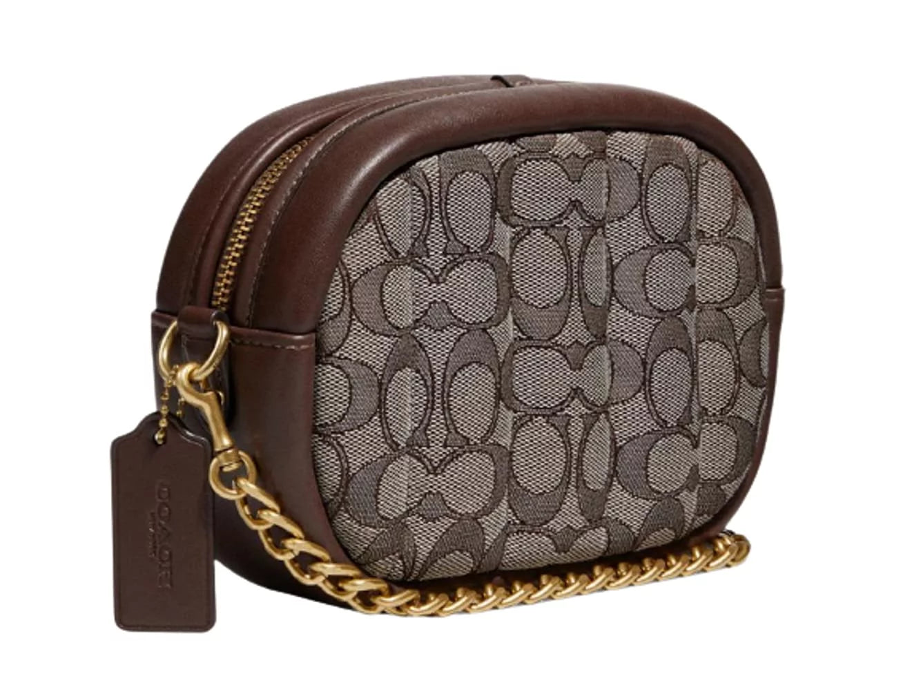 Signature Jacquard Camera Bag Small Coach