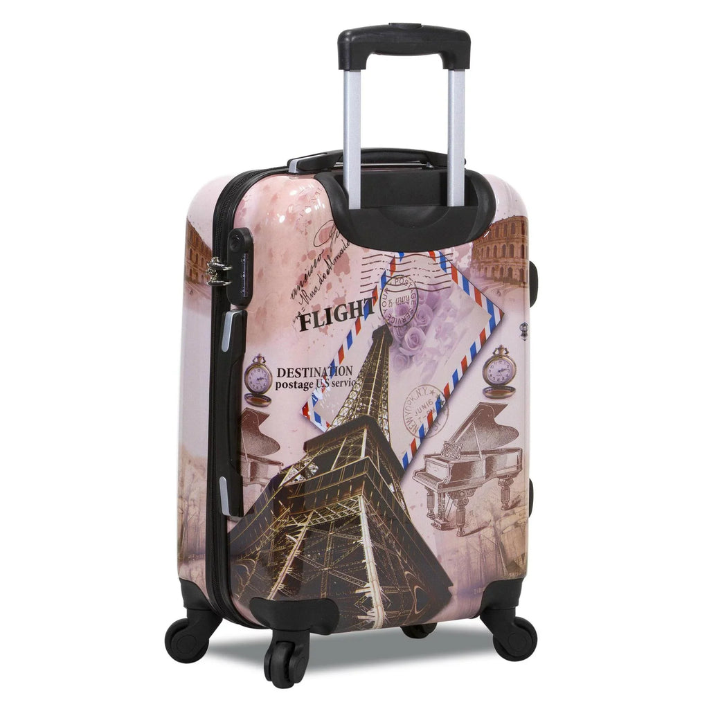 3-Piece Traveler Spinner Paris Set Hardside Luggage Collection World