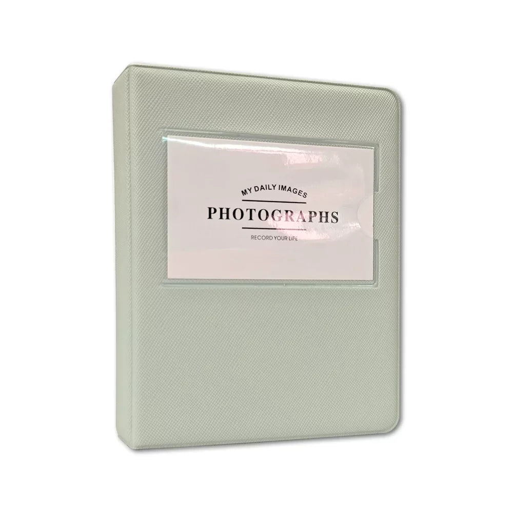 for Double Prints- + Leather Prints pack Polaroid Film 600 Phobea Holds + Color Wide 5" Grey Album for 32 Cloth Photo