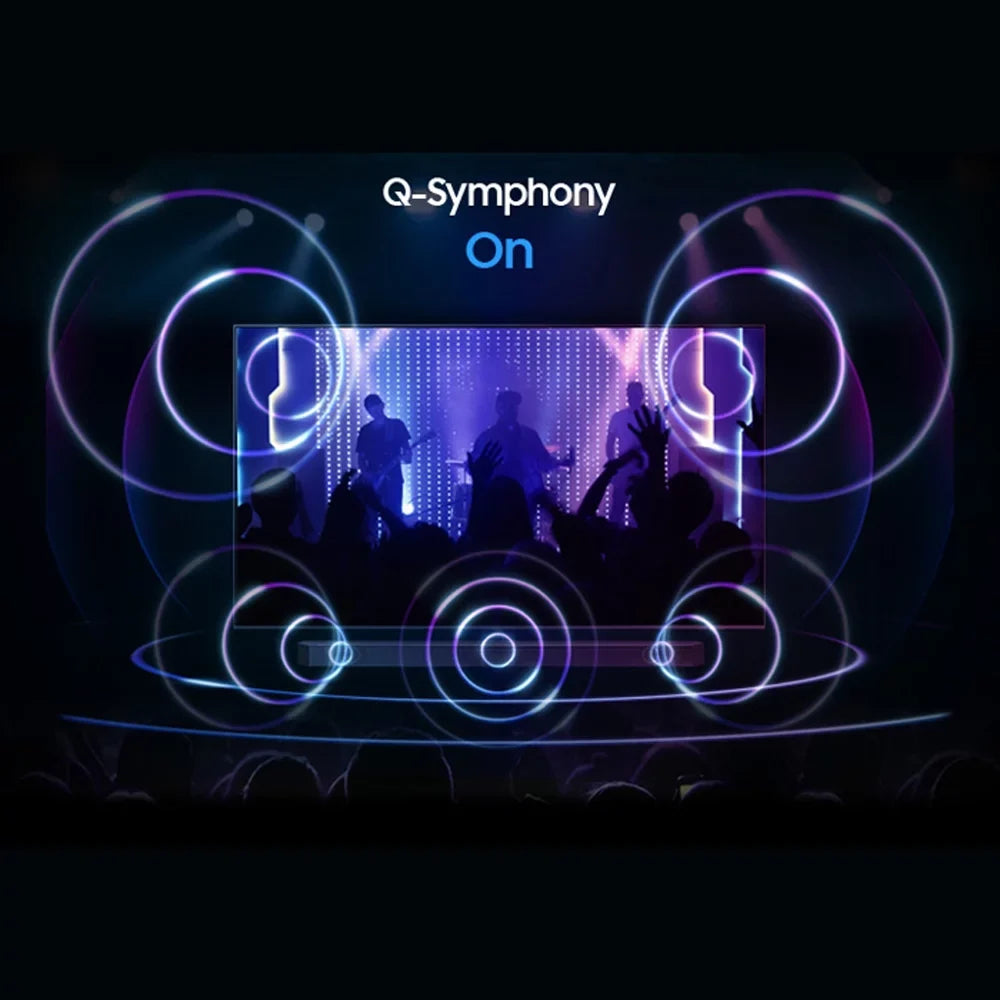 YR Dolby HW-Q800C w/ with Samsung Bundle Soundbar Q-Symphony CPS Enhanced Wireless Protection 2 5.1.2 Q-series ch. Pack ATMOS