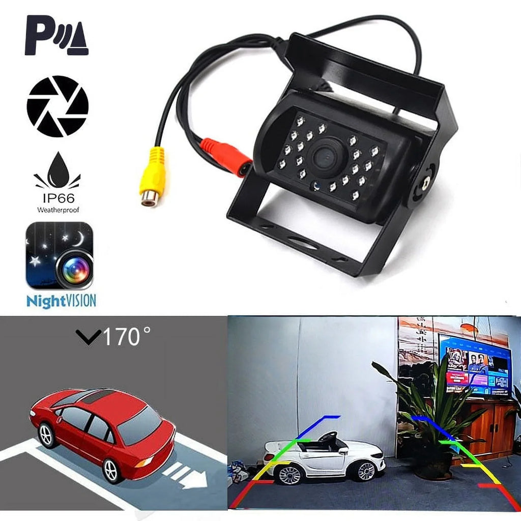 Monitor Car With Wagon 4.3" Camera Camera Transmitter/Receiver Monitor 12~24V Parking Bus System Wireless Van with Truck DC