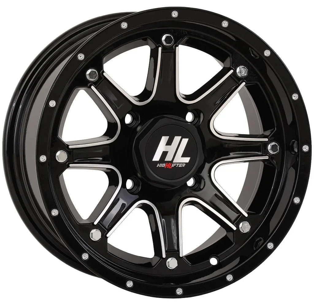 Machined Teryx HL4 Kawasaki Mule Reptile 26" Wheels Lifter 14" High Tires