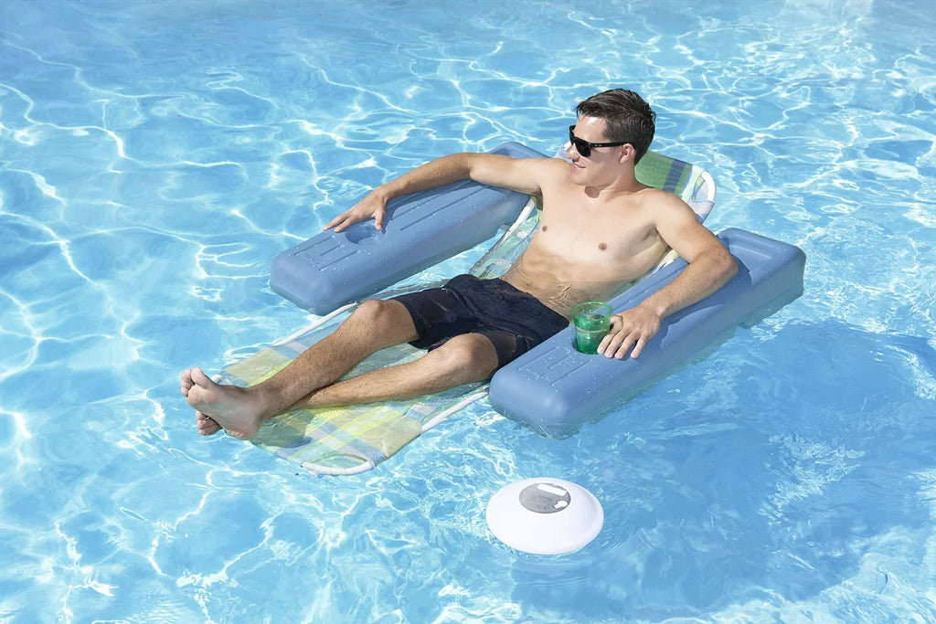 Swimming Functionality Speaker with Call for Portable Display LED Backlight Outdoors Floating Multi-Light Waterproof 7 Bluetooth Lakes, - Poolmaster Phone Pools, Color