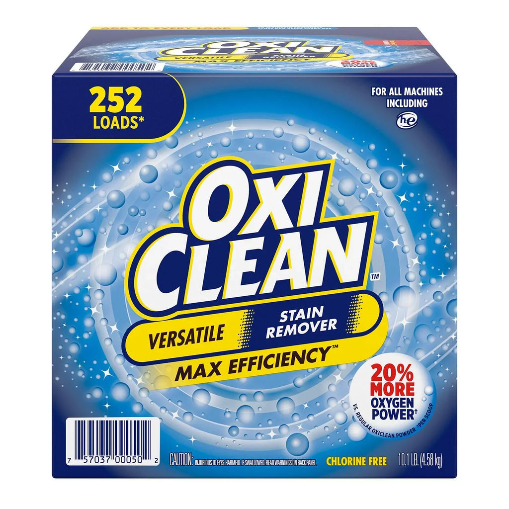 Remover, 252 Stain OxiClean Max Loads Efficiency