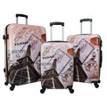 3-Piece Traveler Spinner Paris Set Hardside Luggage Collection World
