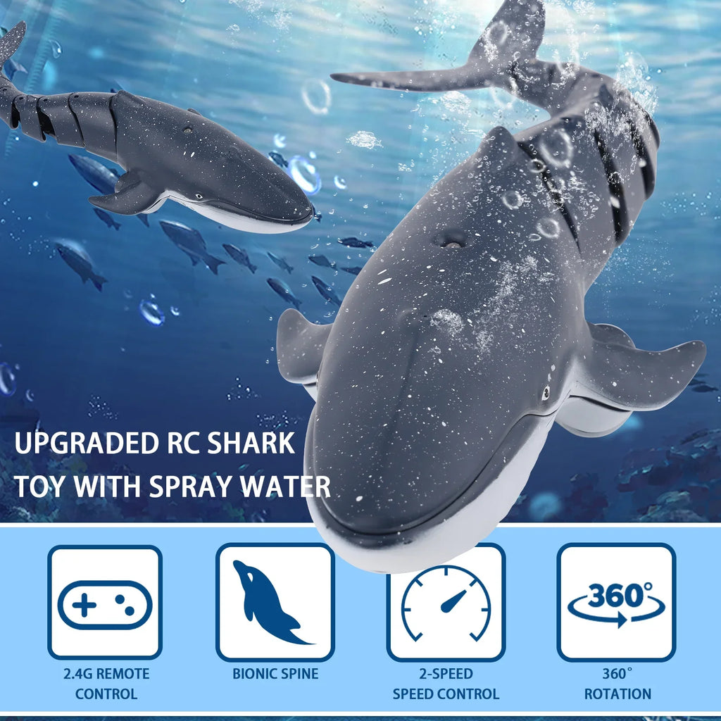 Spray RC Toys Boat Boat Kids, for Pool for Pool RC Toy Toys, Shark Whale Ant Boys Toys, Swimming Girls, Class Diving Water Remote for Control