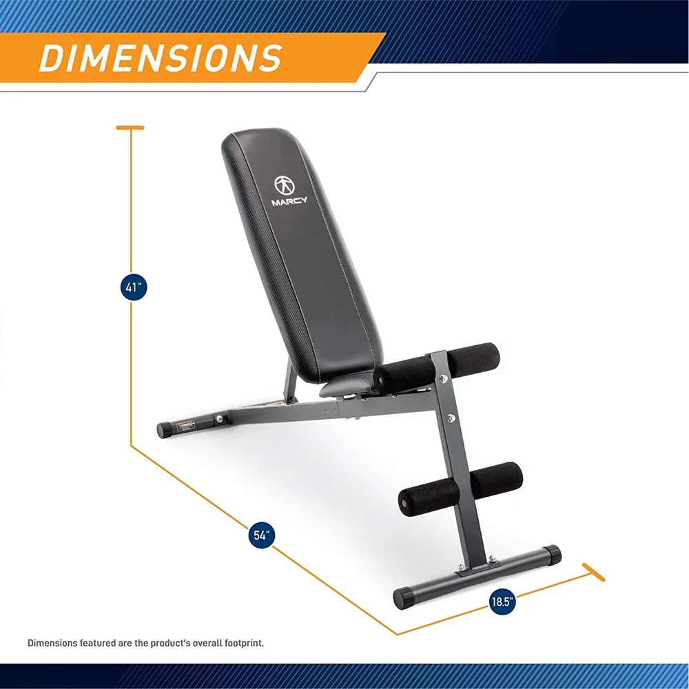 Incline, Deco Bottle Bench Sport Upright, Cooling Utility for Marcy Exercise SB-261W with and Essentials Ounce Bundle and Decline, Flat 27 Workout Water Towel