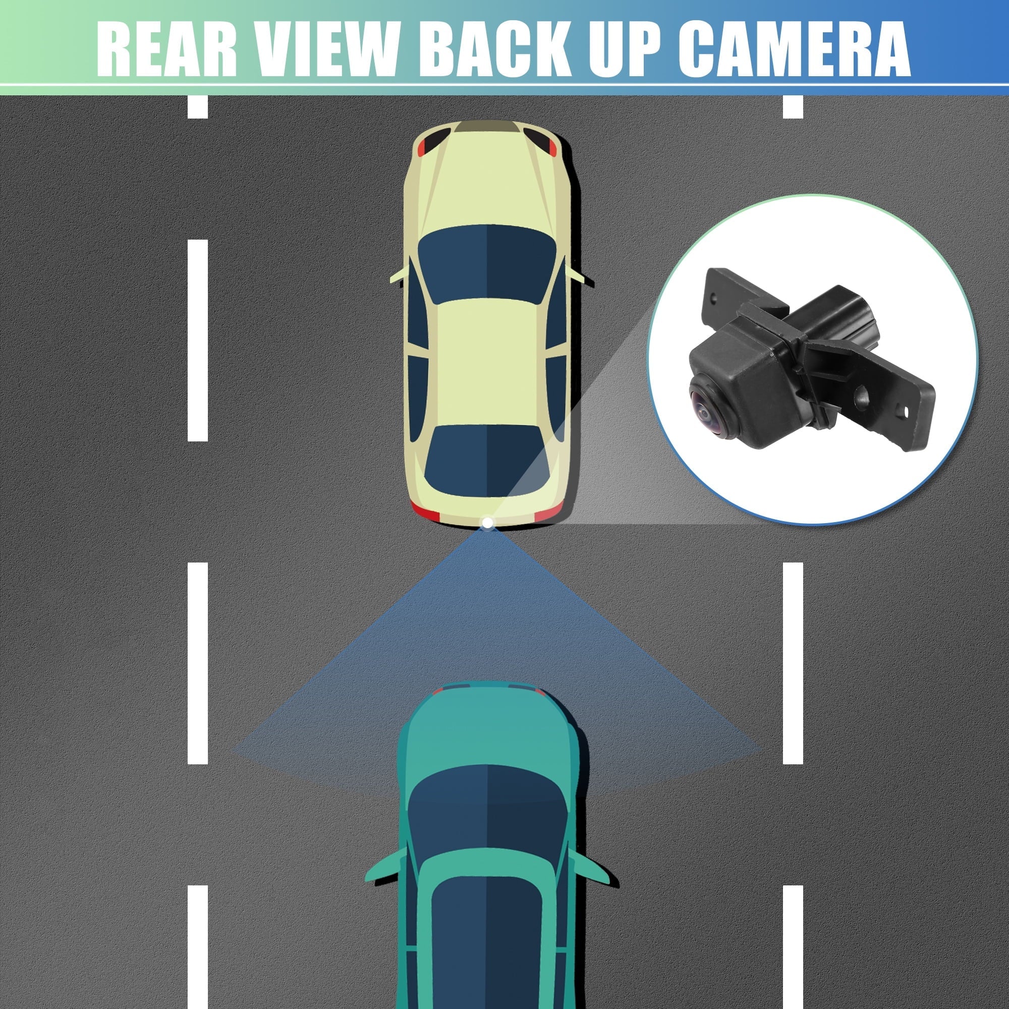 Park Camera Camera View Rear for 284F1-4BA0A Murano Reverse Up 2017-2022 Nissan Back Rear Assist