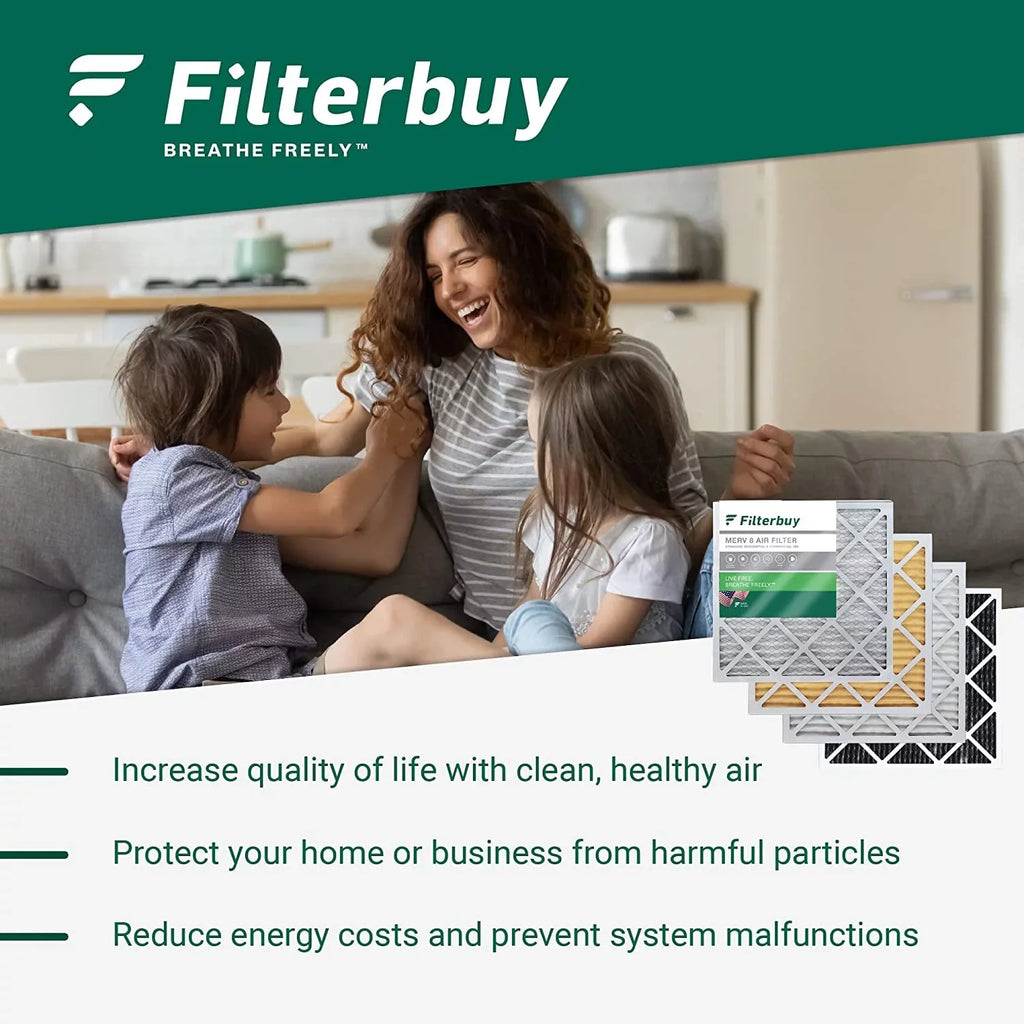 Air 8 Furnace Pleated HVAC AC Filterbuy Filters 18x21x1 MERV (6-Pack)