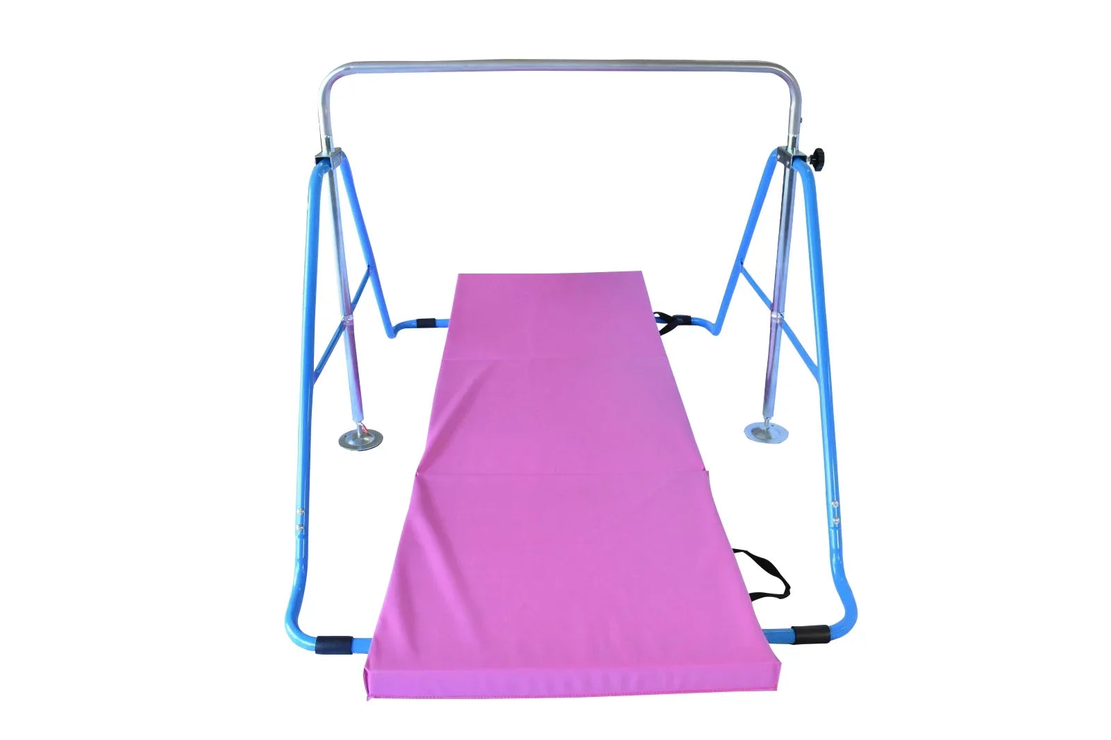 Bars Bar Gymnastics Kip Kip Kids Monkey Blue Tower Height for Climbing Horizontal Adjustable Bar Folding Training Gymnastic with Expandable Bar Fitness Mat