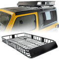 Steel Car 39" Basket Roof Holder 250LBS for Heavy Weight Extension Universal Top Capacity x HECASA Carrier x with 64" 6'' Travel Storage SUV Rack Cargo Duty Luggage